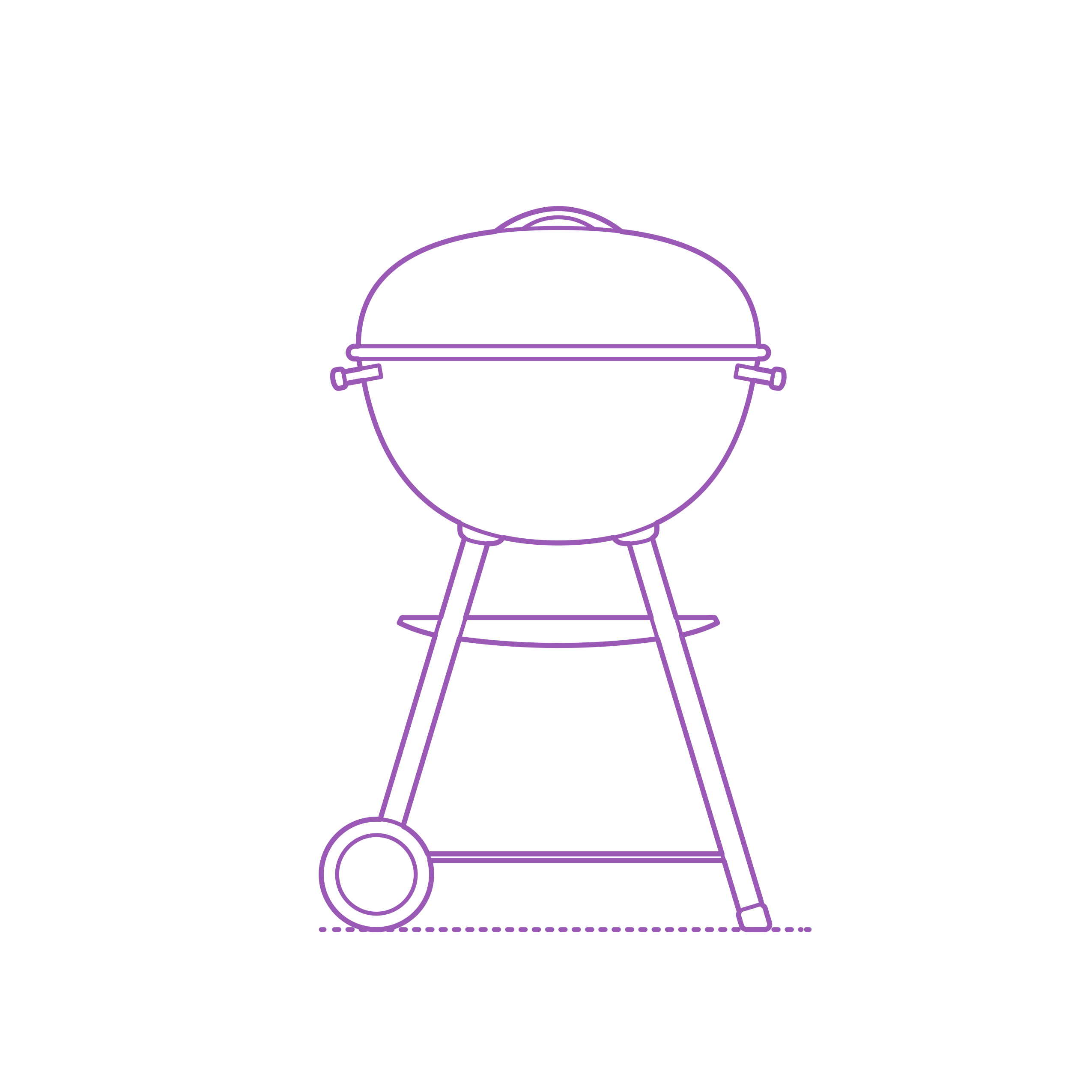 Fixtures Barbecue Bbq Grills Charcoal Kettle Grill Sketch Style Svg Vector Free Vectors
